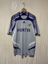 RSC ANDERLECHT 2007 2008 AWAY FOOTBALL SHIRT SOCCER JERSEY ADIDAS 691596 sz L 