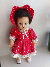 Antique Vintage Baby Doll Bella p1/118 26cm 1963 Red Riding Hood 