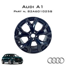 Audi A1 - 4 Genuine 17" 5x100 ET43 Wheels - 82A601025S - Polished Black