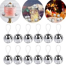 Lot de 12 boules disco miroir