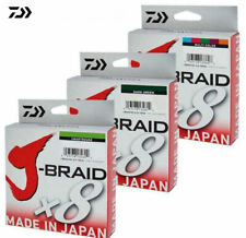 New Daiwa J-Braid X8 Fishing Line - 150m Spool - All Colours & Breaking Strains