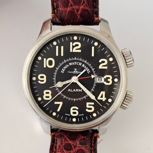 Zeno watch basel pilot - basel, pilot-alarm