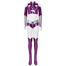 Cosplay Teen Titans Starfire Costume Suit Superhero Halloween Masquerade Outfits