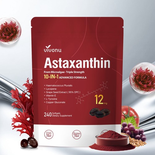 Vivonu 12mg astaxanthin - vivonu,
