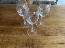 3 verres à EAU cristal