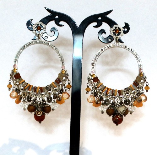 Gas bijoux grandes - grandes, boucles
