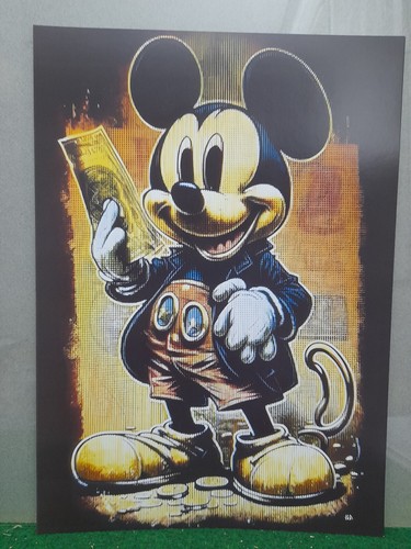 Mickey art billet - billet, affiche