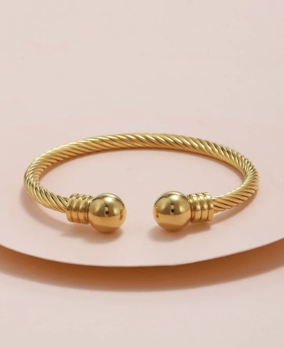 Bracelet jonc acier inoxydable - acier,