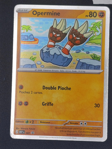 Carte pokémon opermine - pokémon, 087