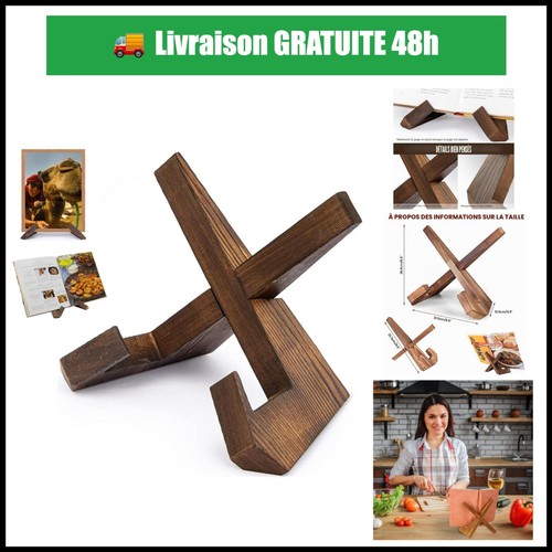 Présentoir bois chevalet