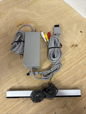 Nintendo Wii Cord Set Power Cord AV Cable Sensor Bar Bundle Genuine OEM Original