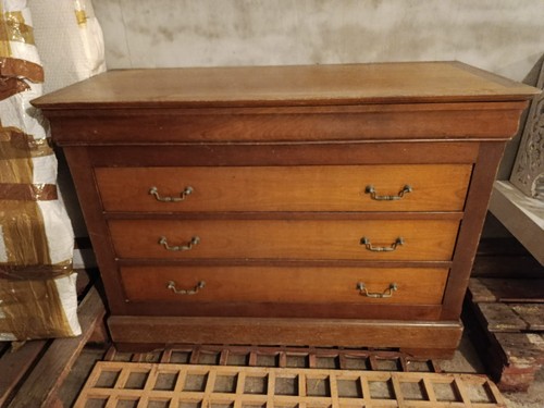 Commode tiroirs merisier - commode, 4
