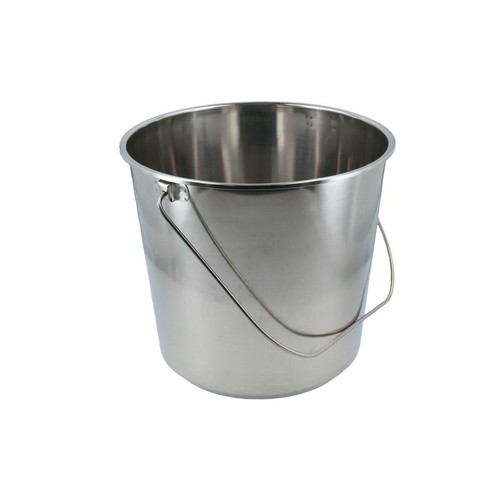 Grand seau acier inox - seau, de