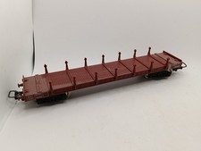 ref.430 - ho- 1/87 - JOUEF  6550 - WAGON PLAT à bogies TRANSPORT DE GRUMES