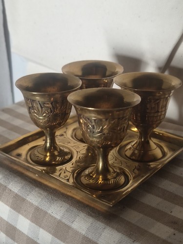 Lot coquetiers en laiton - coquetiers,