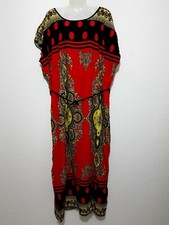 Robe Maxi Kaftan Kimonoärmel