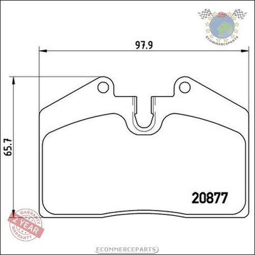 Kit plaquettes brembo - brembo, pour