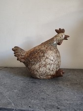 Large Crackle Ceramic Rooster Atitura. 26cm height