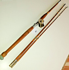 ancienne canne à pêche en bambou refendu 3 brins 2m80  (n°6 )