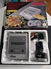 Console Super Nintendo SNES Contrôle Set GIG ITA 1 CHIP Utilisée Complète Lisez