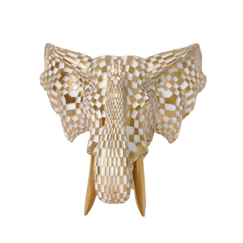Tête éléphant murale - d'éléphant,