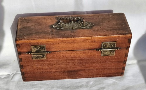 Ancien coffret bois - ancien, bois.