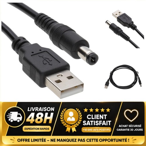 Câble alimentation usb - alimentation,