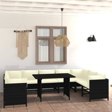 Salon de Jardin 9 pcs et