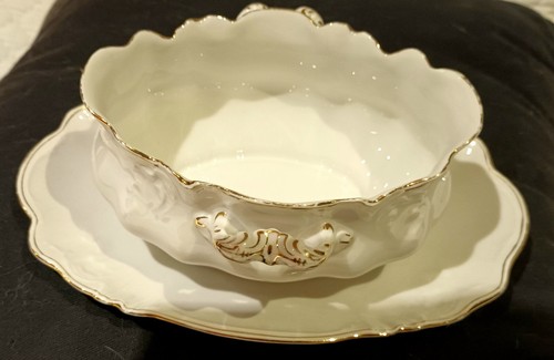 Sauciere porcelaine limoges - porcelaine,