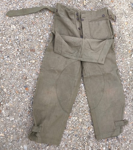 Ancien pantalon motorisé vert - ancien,