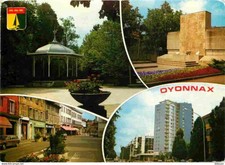 01 - Oyonnax - Multivues - Blasons - immeubles - Automobiles - CPM - Voir Scans