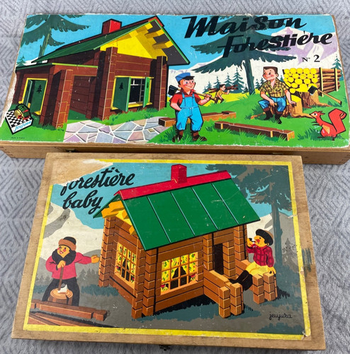 Lot jeux construction - jeux, bois