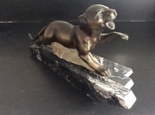 Sculpture panthere à patine