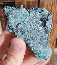 Native copper on glossy shale, Saint-Véran, Queyras, Hautes-Alpes (05), France