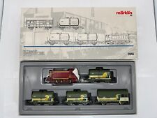 Train de nettoyage de voie Märklin H0 2846 avec V 36 de la CFL emballage d'or...
