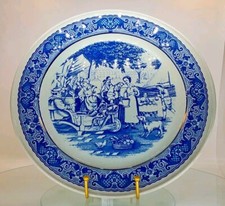 Plat de Service Ancien Delfts