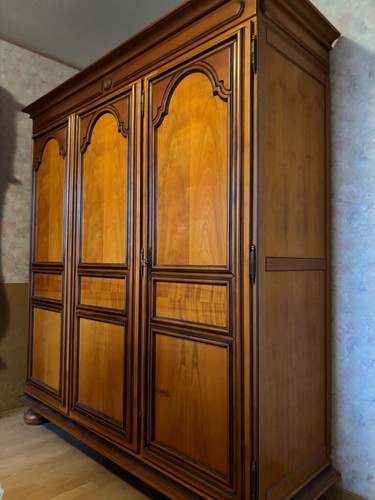 Armoire penderie merisier - armoire,