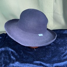 Wallaroo Hat Co. Victoria Women's Sport Sunhat Navy Blue Adjustable One Size