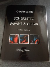 ◆◇Quatuor Clarinette Partitions/Gordon Jacob SCHERZETTO CARAVANE&GOPAK...