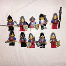 Lego Castle Lion Chevalier Château Moyen-âge Vintage Lot Vrac Figurines Mini fig