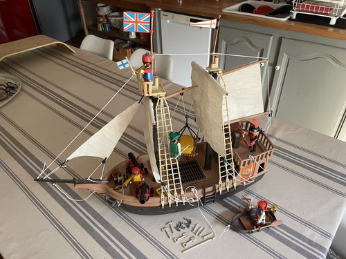 Bateau pirate playmobil 3550 - bateau,