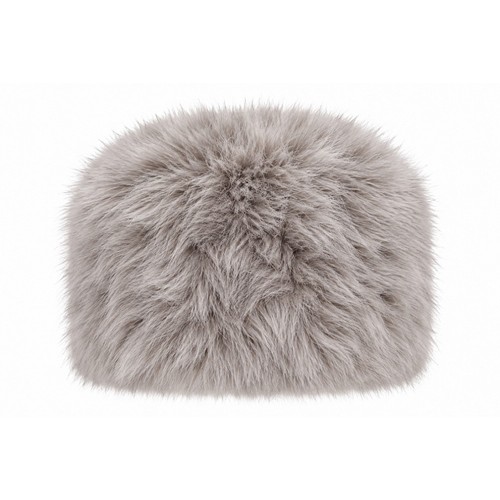 Toque fourrure femme grise - grise, –