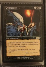 Carte Magic - Oppression -Rare- Epopée d'Urza magic the gathering Fr - Nearmint