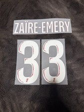 Flocage Officiel PSG 2024/2025 Zaïre Emery Domicile Ligue 1 Adulte 