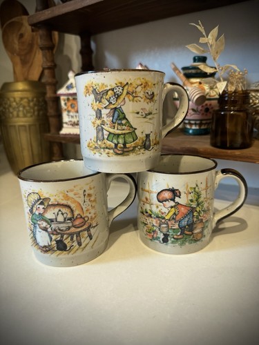 Lot mugs vintage esprit - de, 3