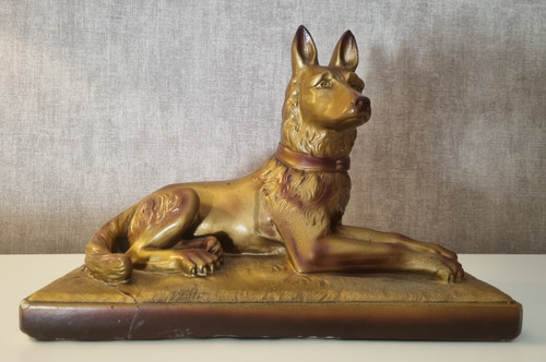 Statue berger allemand - allemand, a
