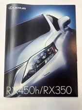 Lexus RX450h RX350 Brochure