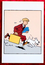 CARTE POSTALE TINTIN / TINTIN L'OREILLE CASSEE