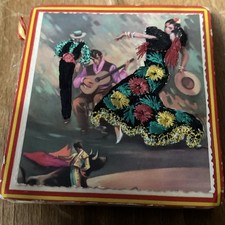 antique spanish matchbox