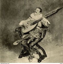 Ernest Meissonier Pascuale Pasquale Mandolin Musical Instrument Musician -